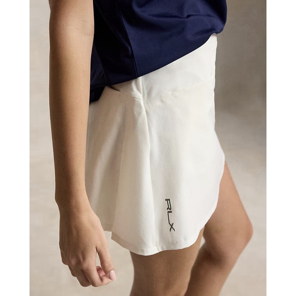 RLX Ralph Lauren Women's White Pleated Tennis Golf Skort Athletic NWT Size XL